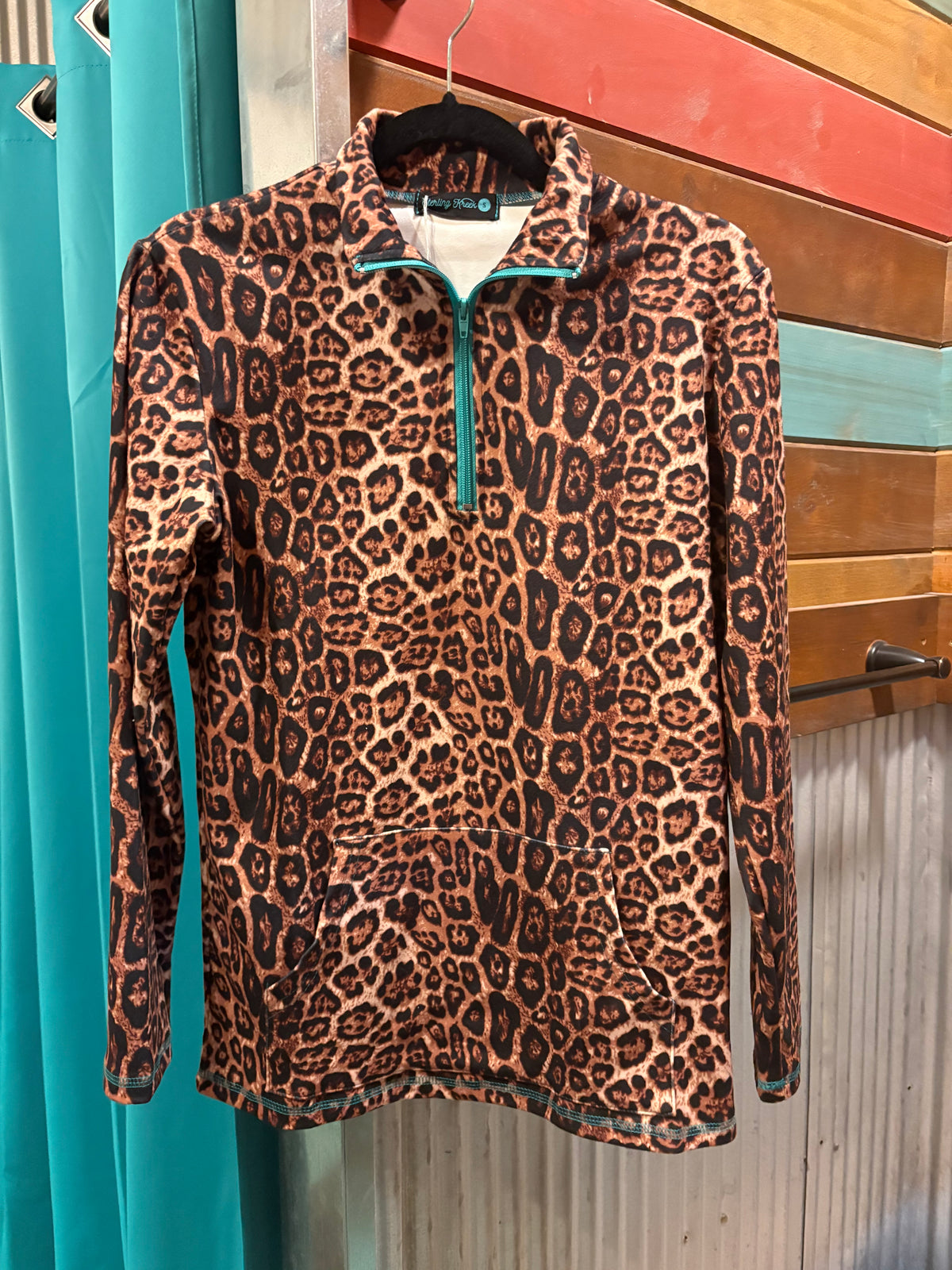 Cheetah pullover